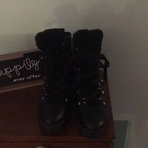 Nine West faux fur boot